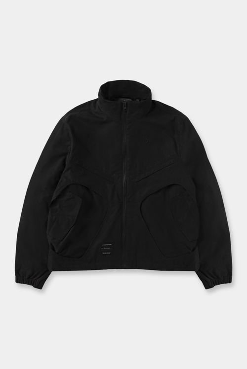 Chaqueta Utilitaria Negro Texto